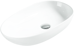 Mexen Lucia lavabo de comptoir 55 x 30 cm, Blanc - 21925500