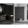 Mexen Kioto paroi de douche Walk-in 130 x 200 cm, miroir 8 mm, or rose - 800-130-101-60-50