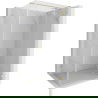 Mexen Lunar T cabine de douche à charnière droite 140 x 70 cm, transparent, doré brossé - 834T-140-070-55-00-P