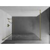 Mexen Kioto paroi de douche Walk-in 110 x 200 cm, motif blanc 8 mm, or - 800-110-101-50-85