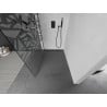 Mexen Kioto paroi de douche Walk-in 90 x 200 cm, motif blanc 8 mm, noir - 800-090-101-70-85