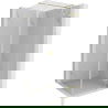 Cabine de douche pivotante droite Mexen Lunar T 120 x 120 cm, transparent, doré brossé - 834T-120-120-55-00-P