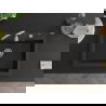 Mexen Elix évier en granit 1 bac 700 x 500 mm, noir/doré métallisé, siphon chromé - 6526701005-75