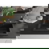 Mexen Elix évier en granit 1 bac 700 x 500 mm, noir/doré métallisé, siphon chromé - 6526701005-75