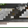 Mexen Elix évier en granit 1-bac 700 x 500 mm, blanc, siphon doré - 6526701005-20-G