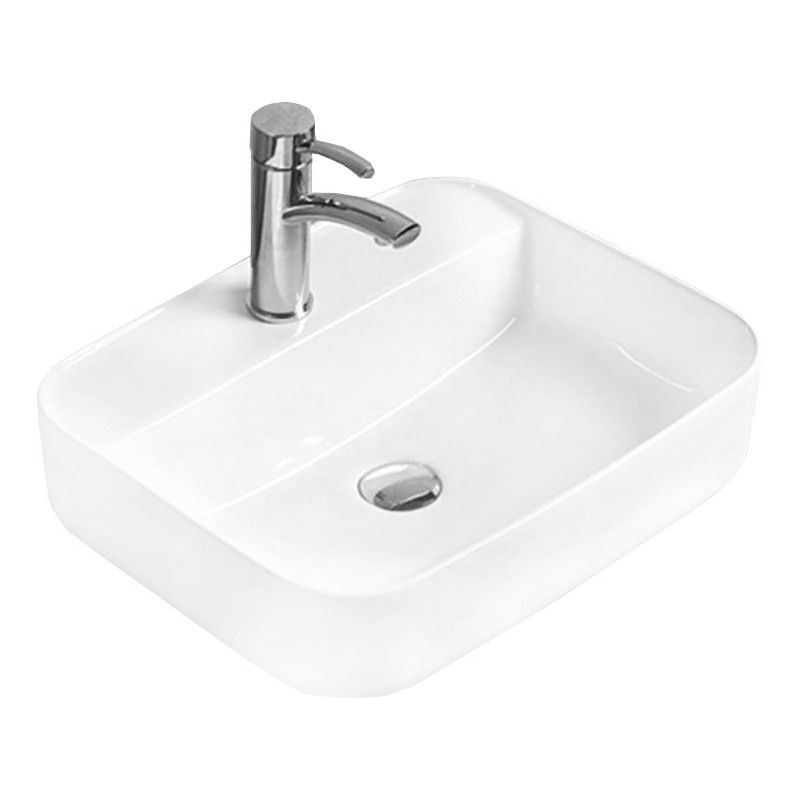 Mexen Alba lavabo de comptoir 50 x 40 cm, Blanc - 21955000