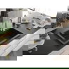 Mexen Elix évier en granit 1 bac 700 x 500 mm, noir/argent métallique, siphon doré - 6526701005-73-G