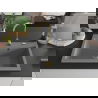Mexen Elix évier en granit 1-bac 800 x 500 mm, gris, siphon doré - 6527801005-71-G
