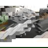 Évier en granit Mexen Elix 1 bac 800 x 500 mm, gris, siphon noir - 6527801005-71-B