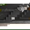 Mexen Elix évier en granit 1 bac 800 x 500 mm, noir moucheté, siphon noir - 6527801005-76-B