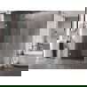 Mexen Lunar-B Duo cabine de douche à battant 90 x 75 cm, transparent, chrome - 832-090L-075P-01-00