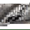 Mexen Lunar T cabine de douche ouvrante droite 140 x 90 cm, transparent, gris canon brossé - 834T-140-090-66-00-P
