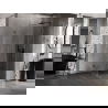 Mexen Lunar T cabine de douche pivotante droite 110 x 110 cm, transparente, gris canon brossé - 834T-110-110-66-00-P