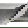 Mexen Kioto+ paroi de douche avec étagère Walk-in 120 x 200 cm, givré, or - 800-120-121-50-30