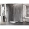 Mexen Lunar-B Duo cabine de douche à battants 95 x 95 cm, transparent, chrome - 832-095L-095P-01-00