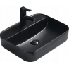 Mexen Alba lavabo de comptoir 50 x 40 cm, Noir mat - 21955085