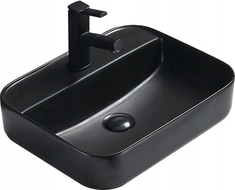 Mexen Alba lavabo sur plan 50 x 40 cm, noir mat - 21955085