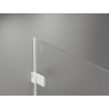 Mexen Lunar-B Duo cabine de douche pivotante 95 x 95 cm, transparente, blanche - 832-095L-095P-20-00