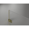 Mexen Lunar-B Duo cabine de douche pivotante 80 x 70 cm, transparente, dorée - 832-080L-070P-50-00