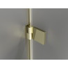 Mexen Lunar-B Duo cabine de douche pivotante 80 x 70 cm, transparente, dorée - 832-080L-070P-50-00