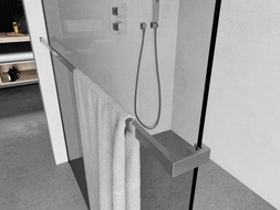Mexen Uni-R barre porte-serviettes pour paroi de douche, chrome - 800-06-01