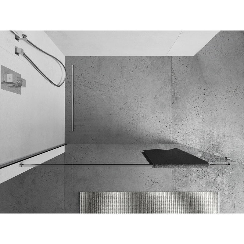 Mexen barre de serviette pour paroi de douche, chrome - 800-06-01