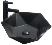 Mexen Mery lavabo de comptoir 48 x 41 cm, Noir mat - 21984885