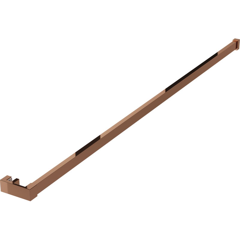 Reling porte-serviettes pour panneau de douche Mexen, or rose - 800-06-60
