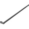 Mexen barre pour serviettes sur paroi de douche, gris métal brossé - 800-06-66