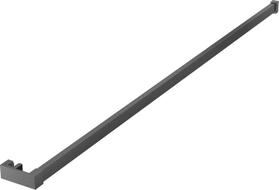 Mexen Uni-R barre porte-serviettes pour paroi de douche, gun gray brossé - 800-06-66