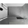 Mexen barre pour serviettes sur paroi de douche, gris métal brossé - 800-06-66