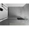 Mexen barre pour serviettes pour paroi de douche, métal canon - 800-06-95