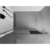 Mexen Uni-R barre porte-serviettes pour paroi de douche, gun metal - 800-06-95