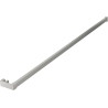 Mexen barre pour serviettes pour paroi de douche, nickel brossé - 800-06-97