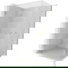Mexen Lunar-B Duo cabine de douche pivotante 100 x 85 cm, transparent, or brossé - 832-100L-085P-55-00