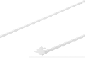 Mexen barre pour serviettes pour paroi de douche, blanc - 800-06-20