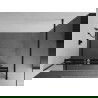 Paroi de douche Mexen Kioto+ avec étagère Walk-in 100 x 200 cm, miroir, noir - 800-100-121-70-50