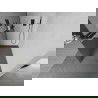 Mexen Kioto+ paroi de douche avec étagère Walk-in 120 x 200 cm, miroir, noir - 800-120-121-70-50