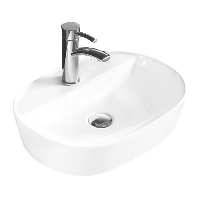 Mexen Iris lavabo de comptoir 50 x 38 cm, Blanc - 21995000