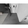 Mexen Kioto+ paroi de douche avec étagère Walk-in 90 x 200 cm, grille noire, noir - 800-090-121-70-77