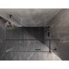 Mexen Lunar T cabine de douche pivotante droite 115 x 110 cm, transparent, métal canon - 834T-115-110-95-00-P