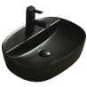 Mexen Iris lavabo de comptoir 50 x 38 cm, Noir mat - 21995085