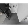 Mexen Kioto+ paroi de douche avec étagère Walk-in 140 x 200 cm, grille noire, noire - 800-140-121-70-77