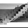 Mexen Kioto+ paroi de douche avec étagère Walk-in 140 x 200 cm, motif noir, noir - 800-140-121-70-77