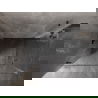 Mexen Lunar-B Duo cabine de douche pivot 85 x 70 cm, transparent, gris gun brossé - 832-085L-070P-66-00