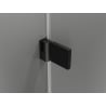 Mexen Lunar-B Duo cabine de douche pivotante 85 x 70 cm, transparent, noir - 832-085L-070P-70-00