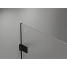 Mexen Lunar-B Duo cabine de douche pivotante 100 x 80 cm, transparente, noire - 832-100L-080P-70-00