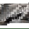 Mexen Lunar-B Duo cabine de douche pliante 80 x 70 cm, transparent, métal gris - 832-080L-070P-95-00