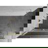 Mexen Kioto+ paroi de douche avec étagère Walk-in 100 x 200 cm, transparent/verre dépoli, or - 800-100-121-50-35