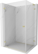 Mexen Lunar-B L cabine de douche pivotante gauche 95 x 90 cm, transparent, or brossé - 832L-095-090-55-00-L